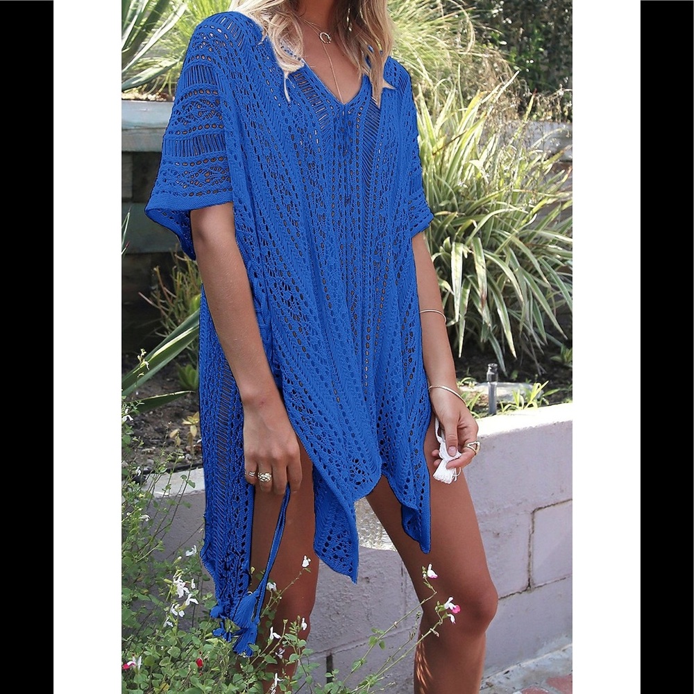 NWOT Crochet Coverup/Tunic - Picture 3 of 7